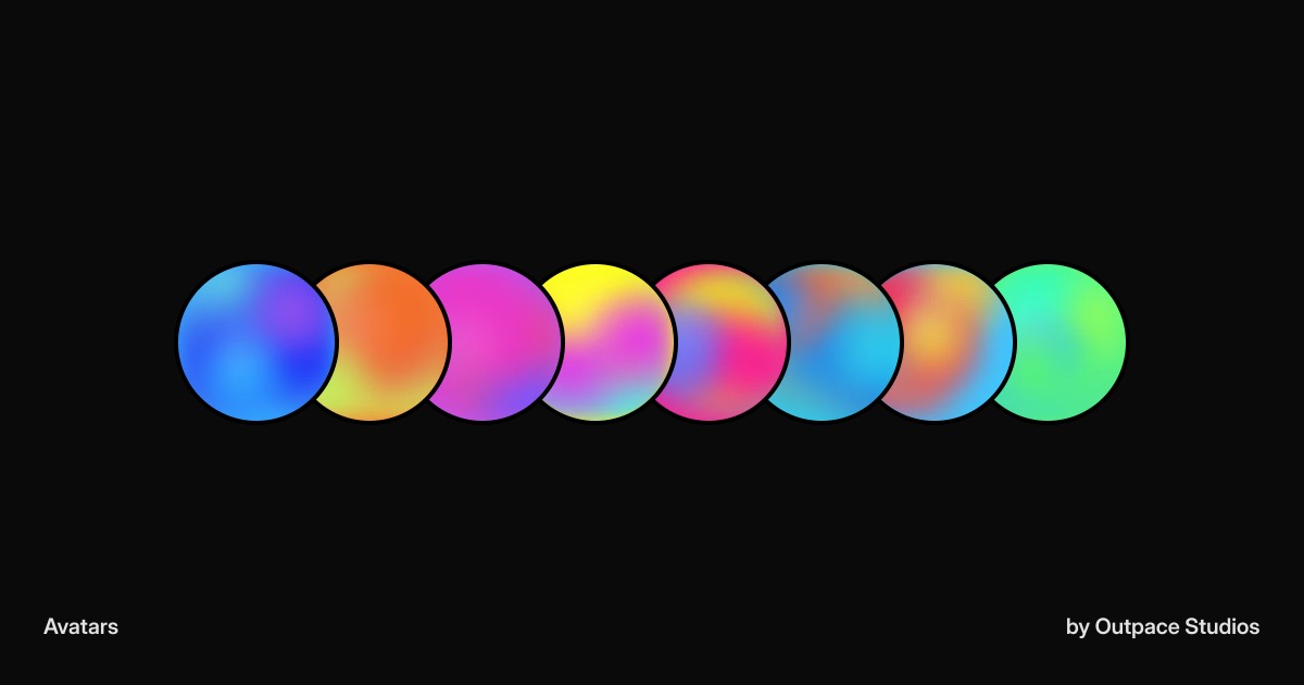 Beautifully handcrafted gradients - by Outpace Studios